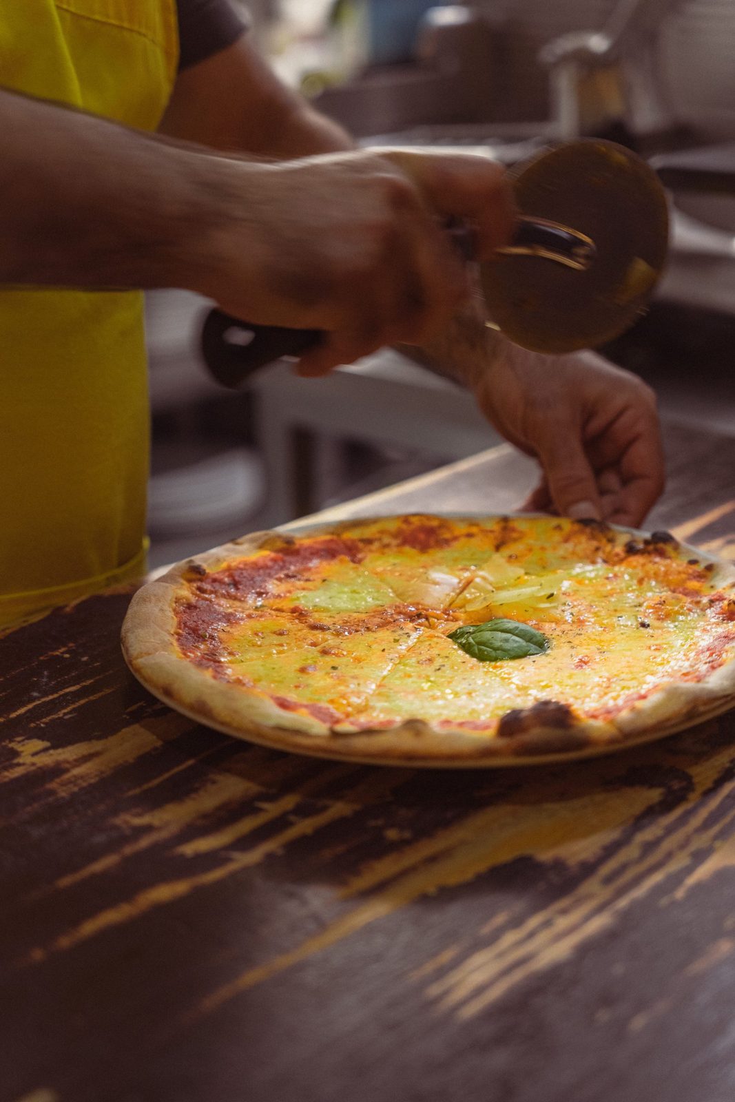 Pizza uit de oven